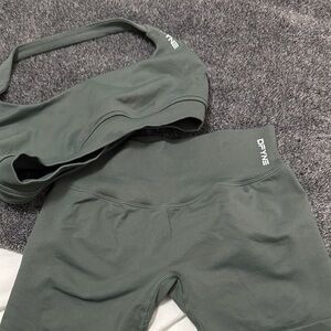 DYNE Women's Green Bike Shorts